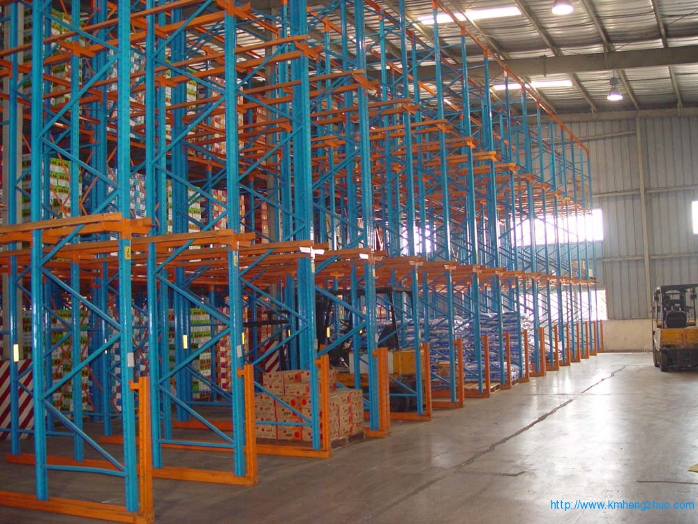 HZ-798型通廊式貨架 通廊式倉庫貨架應用案例