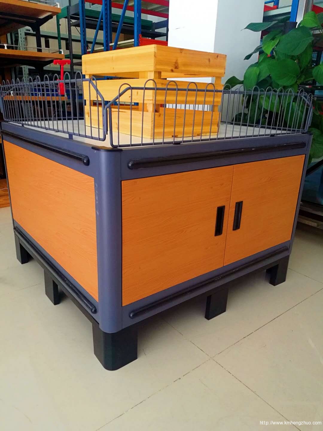 轉印木紋促銷臺